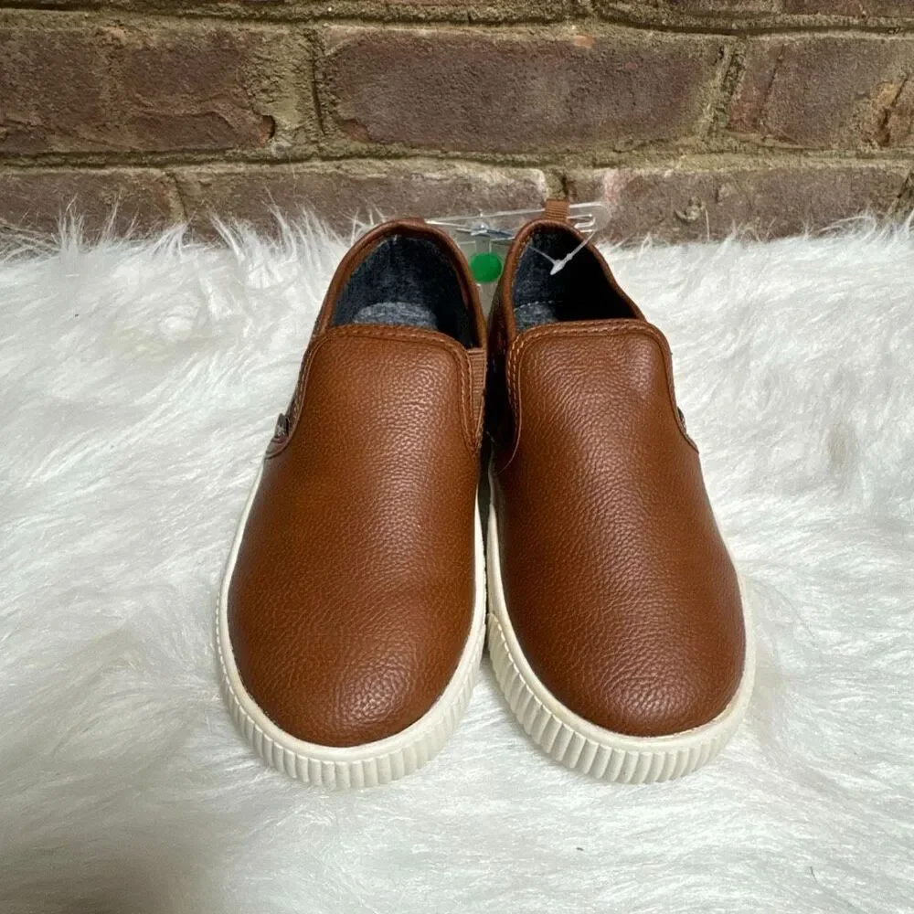Carter’s Kids Brown Ricky Slip On Loafer Size 2 NEW